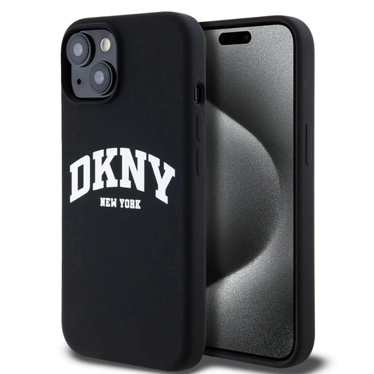 DKNY Liquid Silicone Arch Logo MagSafe tok iPhone 15 készülékhez fekete -  iPhone 15 tok a Domshop kínálatából