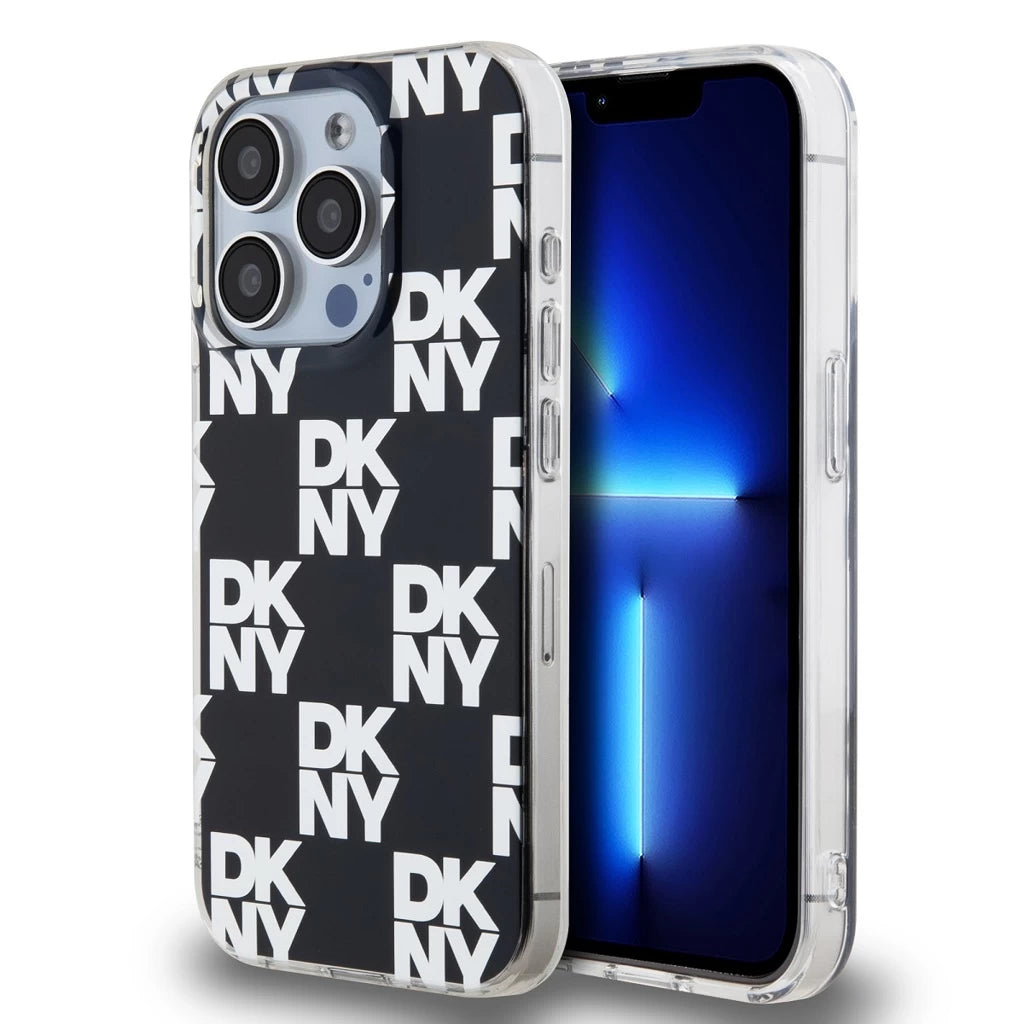 DKNY PC/TPU Checkered Pattern tok iPhone 14 Pro Max készülékhez fekete -  iPhone 14 Pro Max tok a Domshop kínálatából