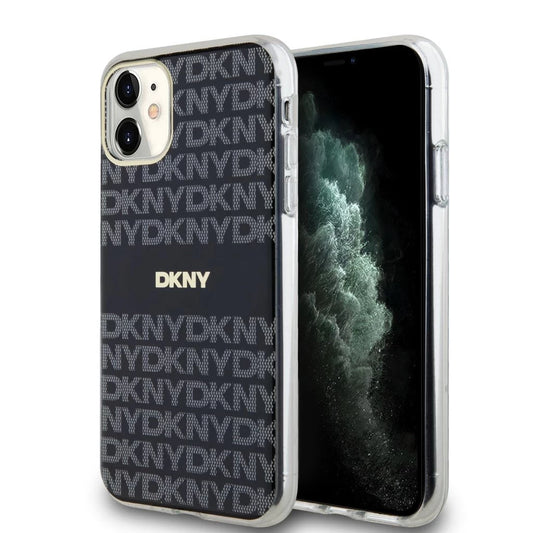 DKNY PC/TPU Repeat Pattern Tonal Stripe Magsafe tok iPhone 11 készülékhez fekete -  iPhone 11 tok a Domshop kínálatából