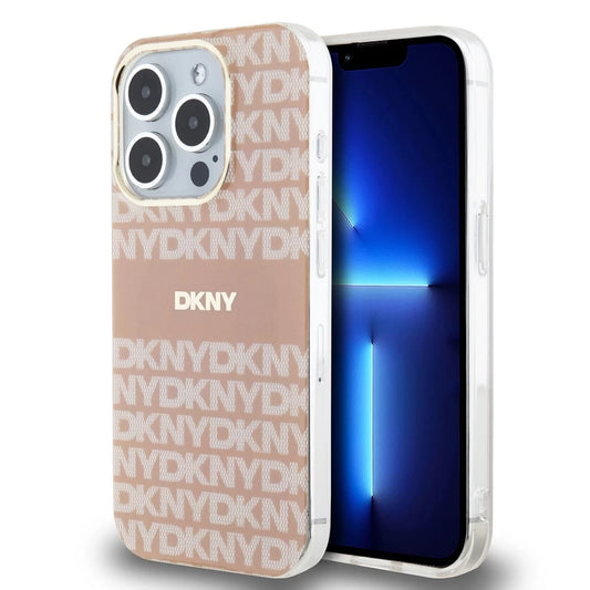 DKNY PC/TPU Repeat Pattern Tonal Stripe Magsafe tok iPhone 14 Pro készülékhez rózsaszín -  iPhone 14 Pro tok a Domshop kínálatából