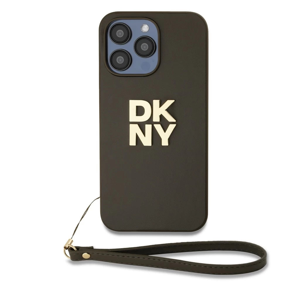 DKNY PU Leather Stack Logo Wrist Strap tok iPhone 14 Pro Max készülékhez barna -  iPhone 14 Pro Max tok a Domshop kínálatából
