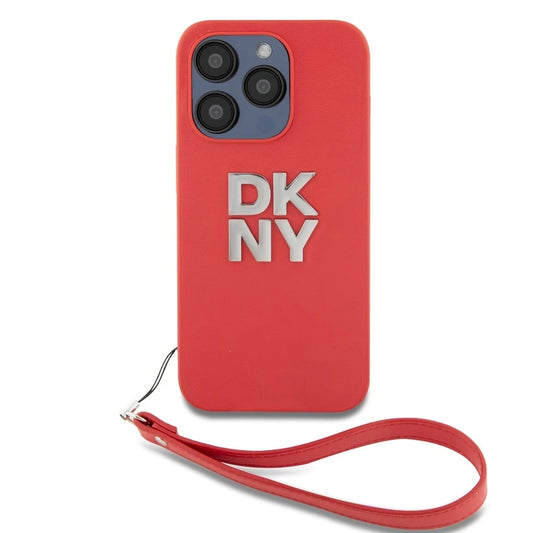 DKNY PU Leather Stack Logo Wrist Strap tok iPhone 14 Pro Max készülékhez piros -  iPhone 14 Pro Max tok a Domshop kínálatából