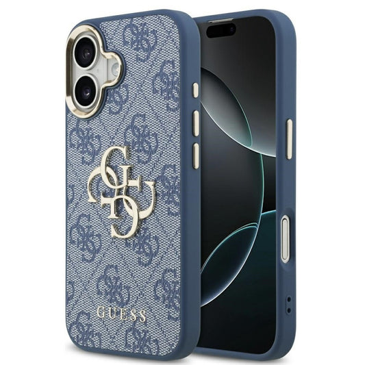 Guess 4G Big 4G Classic Logo Apple iPhone 17 hátlap tok, kék-ezüst -  iPhone 17 tok a Domshop kínálatából