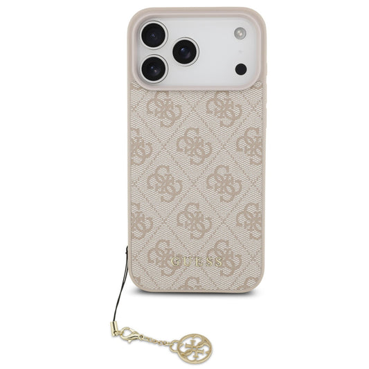 Guess 4G Charm Apple iPhone 17 Pro Max Tone on Tone hátlap tok, rózsaszín -  iPhone 17 Pro Max tok a Domshop kínálatából