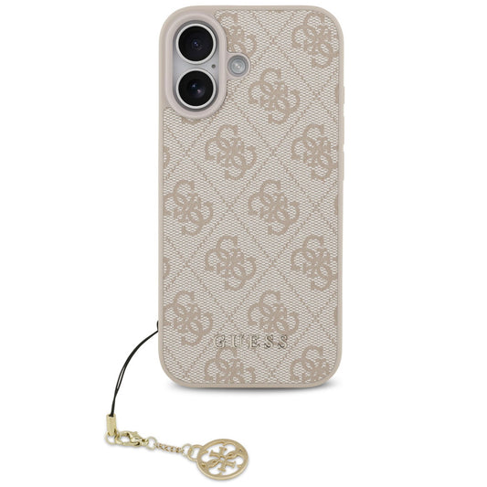 Guess 4G Charm Apple iPhone 17 Tone on Tone hátlap tok, rózsaszín -  iPhone 17 tok a Domshop kínálatából