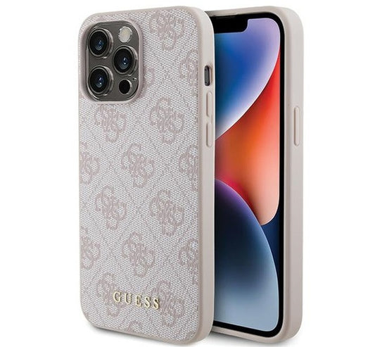 Guess 4G Metal Gold Logo Apple iPhone 15 Pro Max hátlap tok, rózsaszín -  iPhone 15 Pro Max tok a Domshop kínálatából