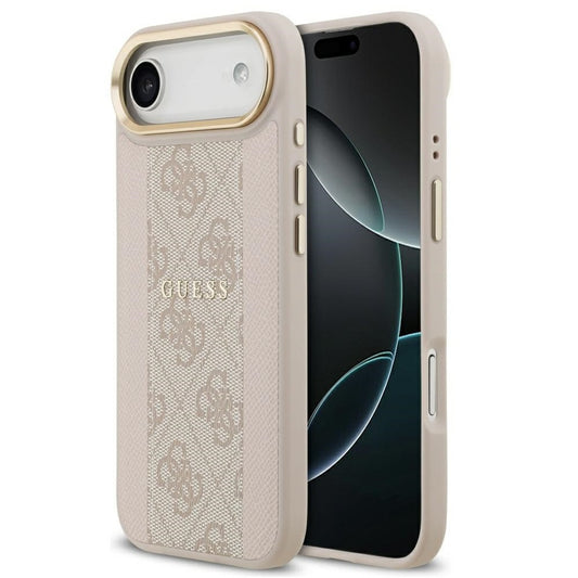 Guess 4G Stripe Apple iPhone Air (2025) MagSafe tok kameravédő kerettel, rózsaszín-arany -  iPhone 17 Air tok a Domshop kínálatából