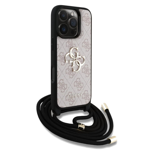 Guess Crossbody tok pink GUHCP16XP4GMGCRP Apple iPhone 16 Pro Max készülékhez -  iPhone 15 Pro Max tok a Domshop kínálatából