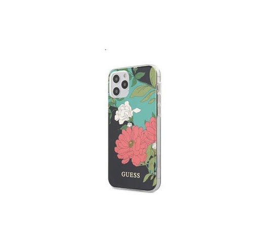 Guess PC/TPU Flower Apple iPhone 12 Pro Max hátlap tok, fekete -  iPhone 12 Pro Max tok a Domshop kínálatából
