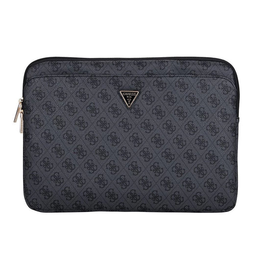 Guess PU 4G Triangle Logo Sleeve Notebook 14" készülékhez fekete -  12-14" laptop táskák a Domshop kínálatából