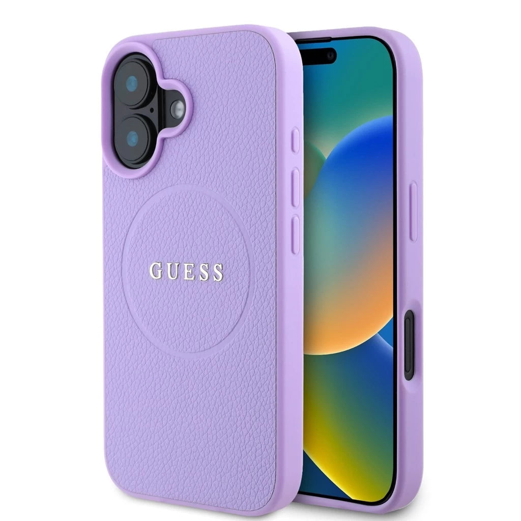 Guess PU Grained Classic Logo MagSafe tok iPhone 16 készülékhez lila -  iPhone 16 tok a Domshop kínálatából