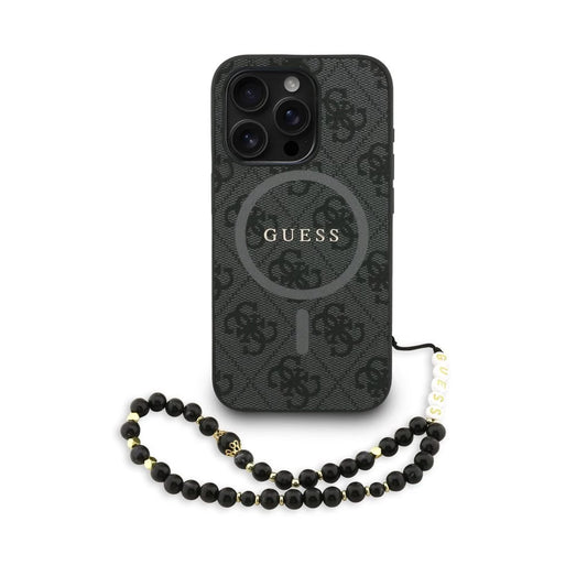 Guess PU Leather 4G Colored Ring Strap MagSafe tok iPhone 15 Pro készülékhez fekete -  iPhone 15 Pro tok a Domshop kínálatából