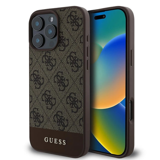 Guess tok barna GUHCP16LG4GLBR Apple iPhone 16 Pro készülékhez -  iPhone 16 Pro tok a Domshop kínálatából