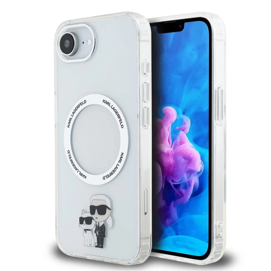 Karl Lagerfeld IML Karl and Choupette MagSafe tok iPhone 16e készülékhez átlátszó -  iPhone 16e tok a Domshop kínálatából