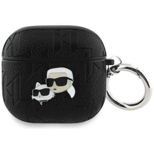Karl Lagerfeld Monogram Karl & Choupette Head Apple AirPods 4 tok, fekete -  AirPods 4 tok a Domshop kínálatából