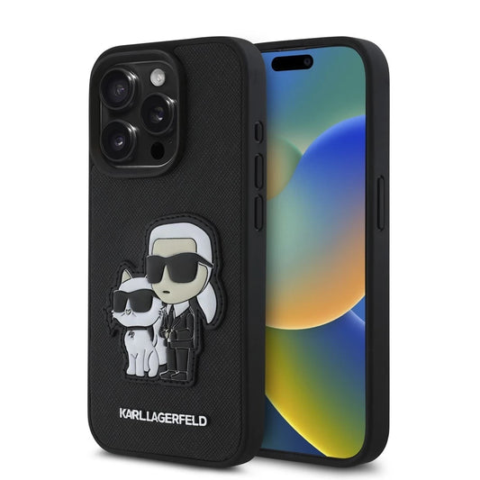 Karl Lagerfeld PU Saffiano Karl and Choupette tok iPhone 15 Pro készülékhez fekete -  iPhone 15 Pro tok a Domshop kínálatából