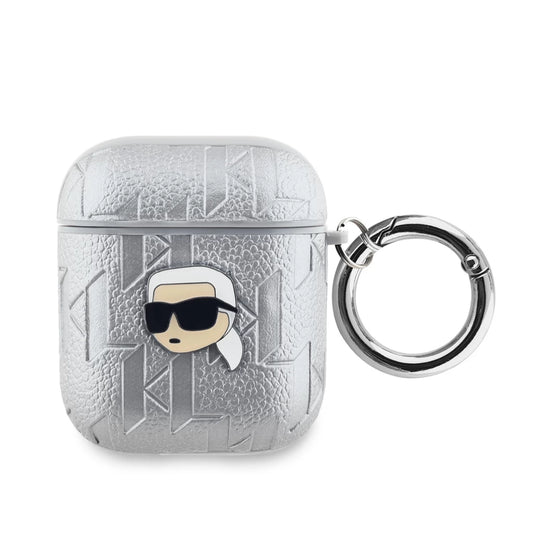 Karl Lagerfeld PU domborított Karl Head Case AirPods 1/2 készülékhez ezüst -  AirPods 1/2 tok a Domshop kínálatából