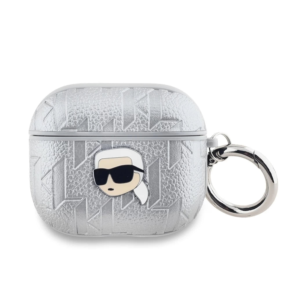 Karl Lagerfeld PU domborított Karl Head tok AirPods 3 készülékhez ezüst -  AirPods 3 tok a Domshop kínálatából
