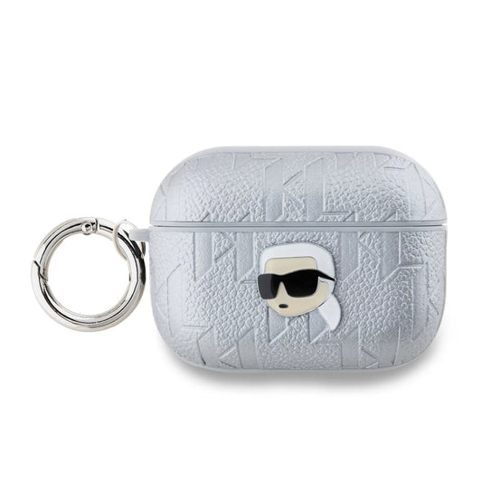 Karl Lagerfeld PU megerdelt Karl Head Case for AirPods Pro 2 készülékhez ezüst -  AirPods Pro 2 tok a Domshop kínálatából