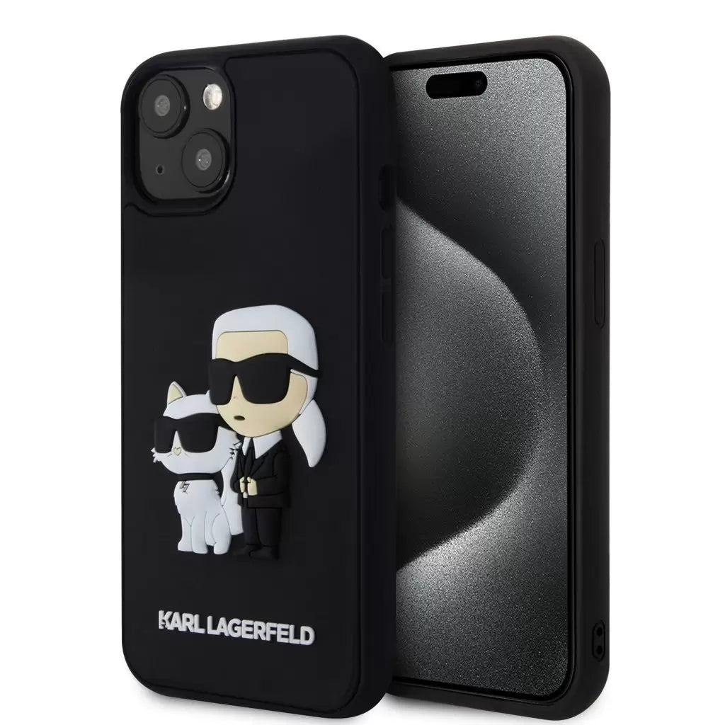 Karl Lagerfeld tok fekete KLHCP13M3DRKCNK Apple Iphone 13 készülékhez -  iPhone 13/14 tok a Domshop kínálatából