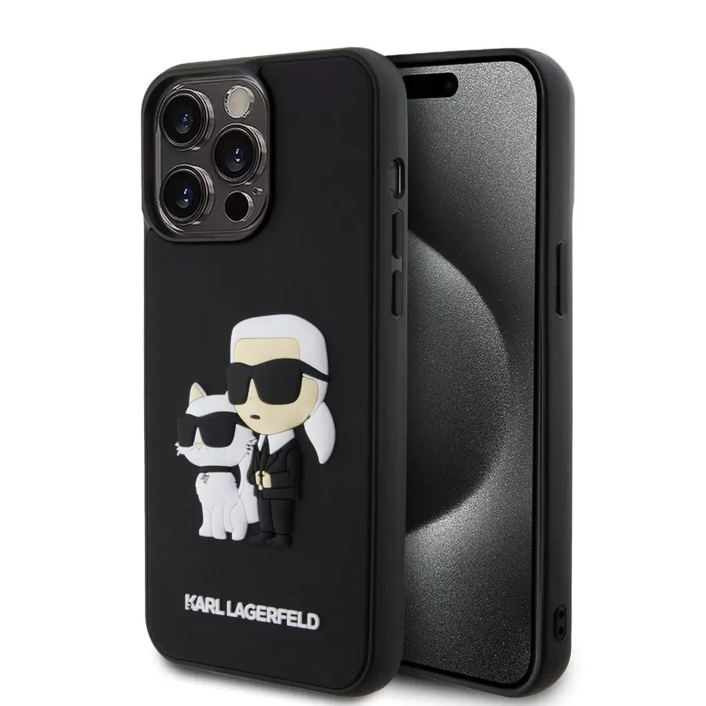 Karl Lagerfeld tok fekete KLHCP13X3DRKCNK Apple Iphone 13 Pro Max készülékhez -  iPhone 13 Pro Max tok a Domshop kínálatából
