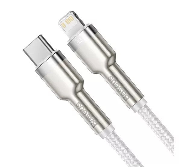Baseus Baseus Cafule USB-C - Lightning kábel, 20W, 1m, fehér – Lightning kábel a Baseus kínálatából | Domshop