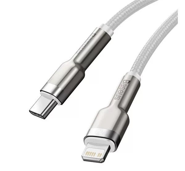 Baseus Baseus Cafule USB-C - Lightning kábel, 20W, 1m, fehér – Lightning kábel a Baseus kínálatából | Domshop