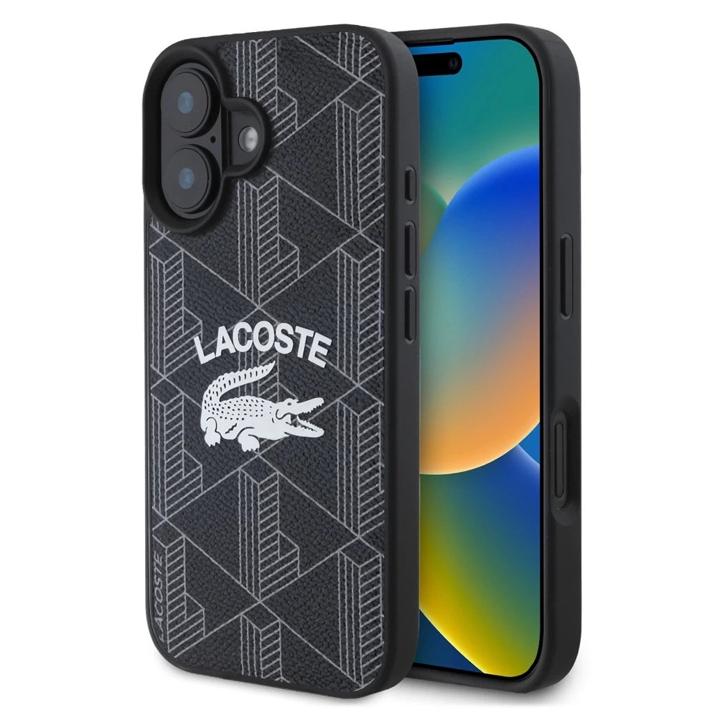 Lacoste Blend Monogram MagSafe tok iPhone 16 Pro Max készülékhez fekete -  iPhone 16 Pro Max tok a Domshop kínálatából