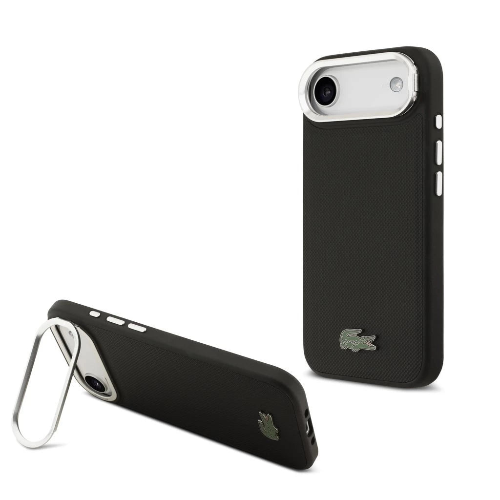 Lacoste Iconic Petit Pique Camera Stand MagSafe tok iPhone 17 Air készülékhez fekete -  iPhone 17 Air tok a Domshop kínálatából