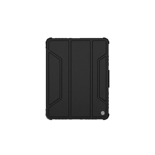 Nillkin Bumper PRO védő, állványos tok iPad Air 4/5/10.9 (2020/11/2024/2025) és iPad Pro 11 (2020/2021/2022) készülékhez fekete -  iPad Pro 11" (2020/2021/2022) és iPad Air 10.9" (2020/2022) és iPad Air 11" (2024/2025) tok a Domshop kínálatából