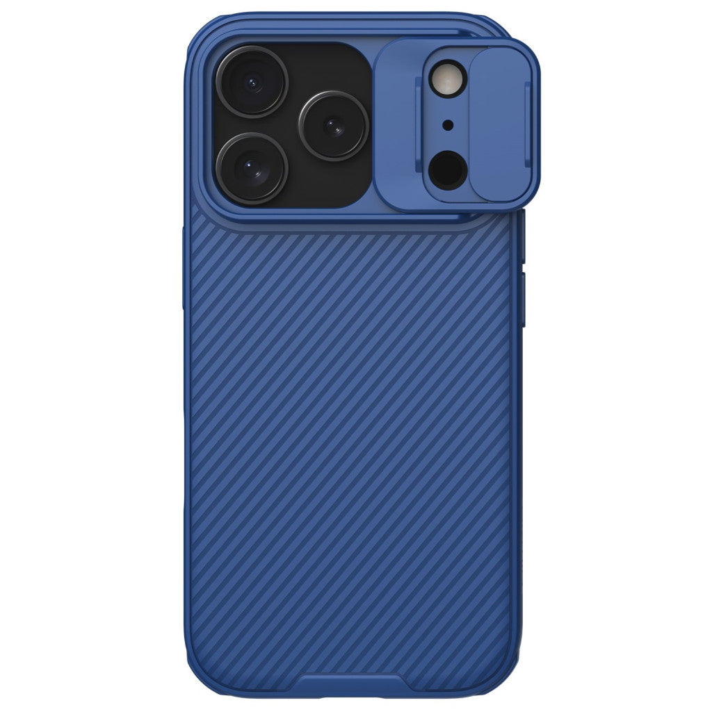 Nillkin CamShield Pro Apple iPhone 17 Pro műanyag hátlap tok, kék -  iPhone 17 Pro tok a Domshop kínálatából