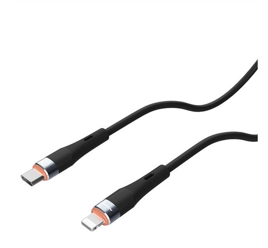 Nillkin Flowspeed USB-C / Lightning  szilikon kábel, 27W, 1,2m, kék -  Lightning kábel a Domshop kínálatából