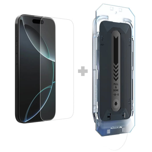Nillkin edzett üveg kijelzővédő 0.2mm H+ PRO 2.5D Apple iPhone 16 Pro készülékhez (applikátorral) -  iPhone 16 Pro fólia a Domshop kínálatából