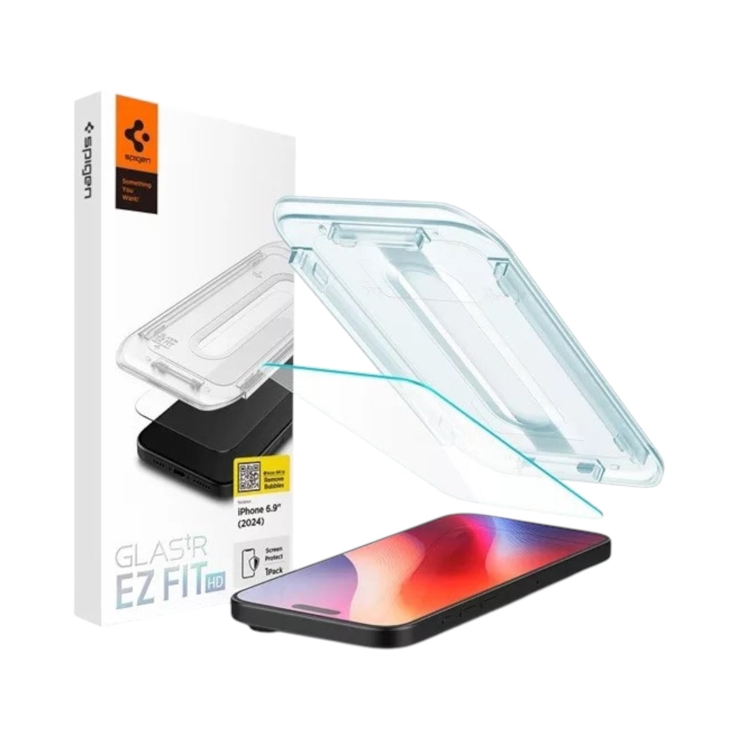 2db Spigen EZ Fit Edzett Üvegfólia – iPhone fóliák a Domshop kínálatából | Domshop