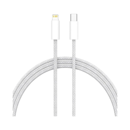 USB-C - Lightning szövött töltőkábel – Lightning kábel a Domshop kínálatából | Domshop