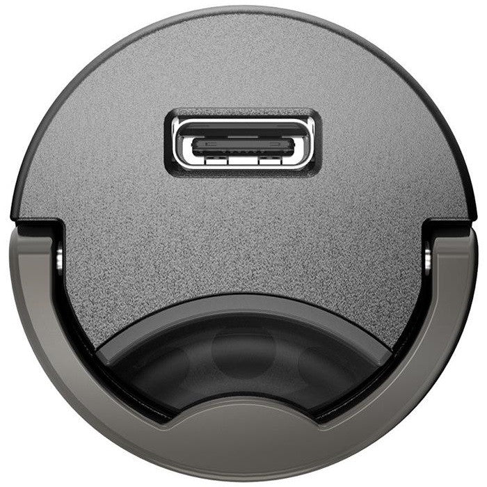 Autós töltő, Szivargyújtós töltő, 30W, USB Type-C aljzat, gyorstöltés, QC 4.0, PD, Baseus Tiny Star Mini VCHX-B0G, sötétszürke – Autós töltő a Baseus kínálatából | Domshop