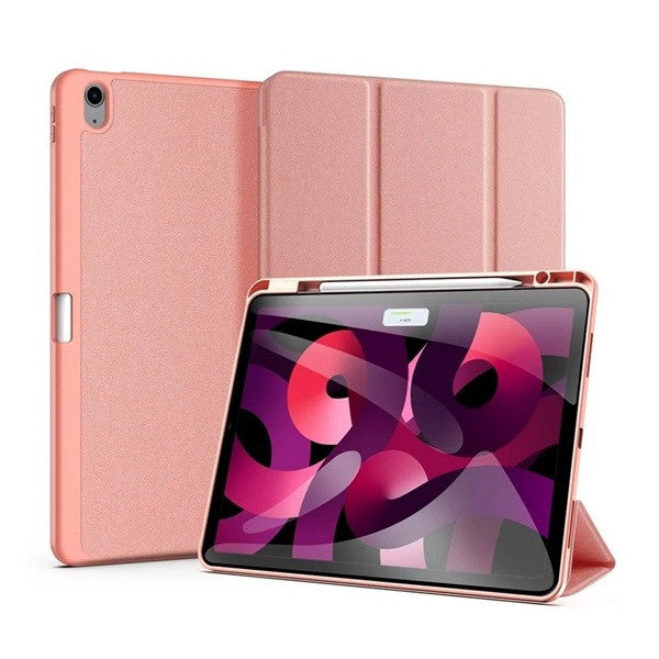 Apple iPad Air 13 (2024 / 2025), mappa tok, Smart Case, érintőceruza tartó, Dux Ducis Domo, rózsaszín – iPad Air 13" (2024/2025) tok a Dux Ducis kínálatából | Domshop