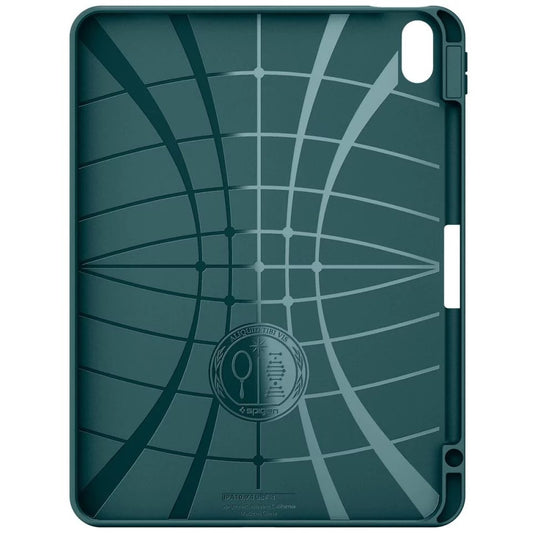 Apple iPad Air (2020 / 2022) / iPad Air 11 (2024 / 2025), mappa tok, Smart Case, Spigen Urban Fit, sötétzöld