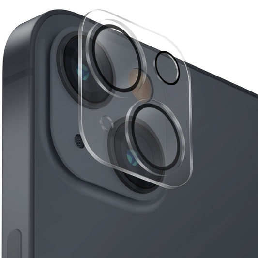 Apple iPhone 14 / 14 Plus, Kamera lencsevédő fólia, ütésálló fólia, Tempered Glass (edzett üveg), Uniq Optix, Clear – a Uniq kínálatából | Domshop