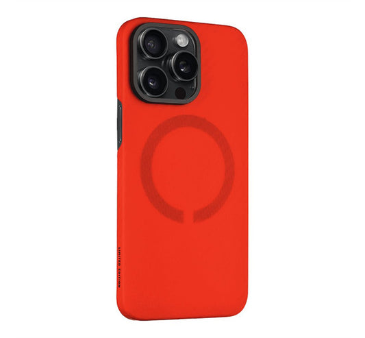 Apple iPhone 15 Pro Max, Műanyag hátlap védőtok, közepesen ütésálló, aramidszállal, Magsafe töltővel kompatibilis, karbon minta, Tactical MagForce Aramid, piros – iPhone 15 Pro Max tok a Tactical kínálatából | Domshop