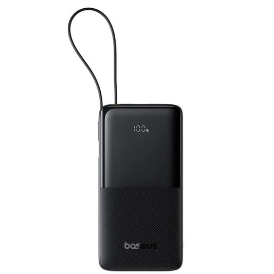 Baseus Bipow 2 Powerbank / külső akkumulátor, USB-C / USB-A port, QC + PD. 20000mAh, 20W, fekete