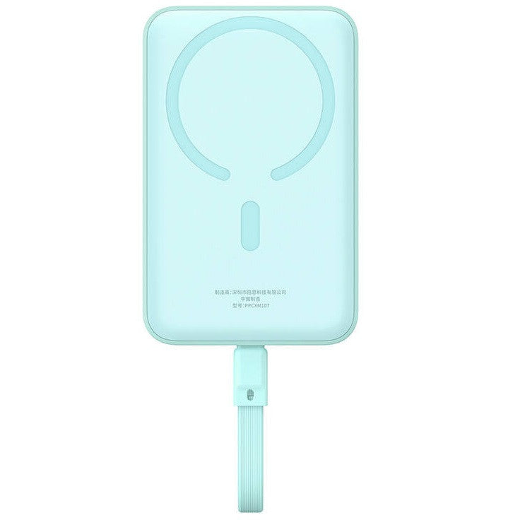 Baseus Magnetic Mini Powerbank / külső akkumulátor, USB-C port 10000mAh, 30W, kék
