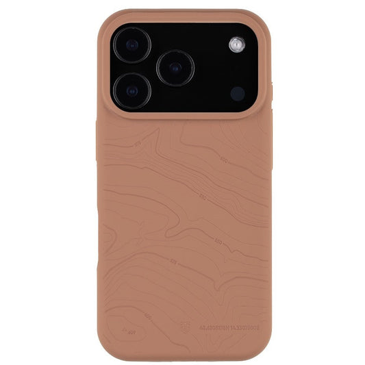 Tactical Beaver Apple iPhone 17 Pro Max prémium szilikon tok kameravédő peremmel, barna