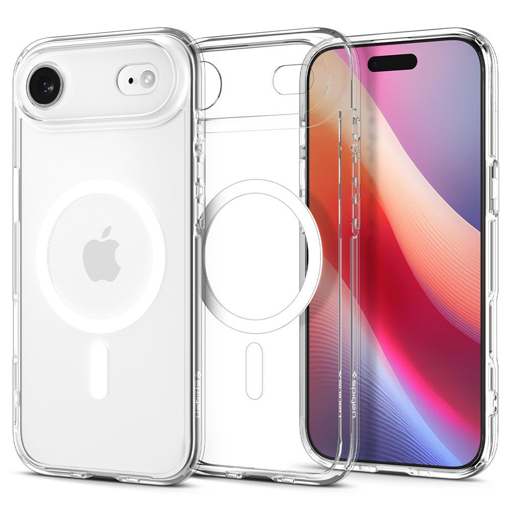 Spigen Ultra Hybrid Magfit Apple iPhone Air (2025) tok, MagSafe, Clear White, fehér