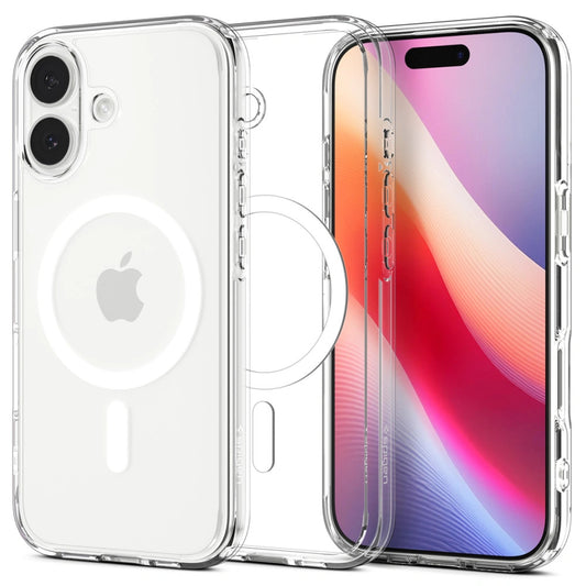 Spigen Liquid Crystal Magfit Apple iPhone 17 tok, MagSafe, Clear White, fehér