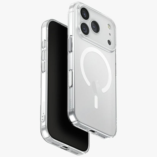 Uniq Airsuit Magclick Apple iPhone 17 Pro MagSafe szilikon tok, átlátszó