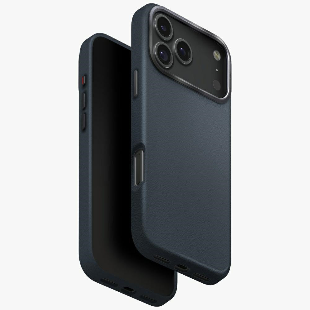 Uniq Lyden Apple iPhone 17 Pro MagSafe Bőr tok, kék