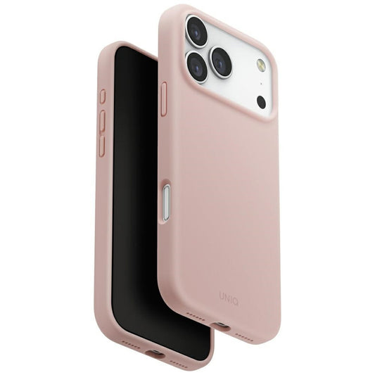 Uniq Lino Apple iPhone 17 Pro MagSafe szilikon tok, rózsaszín