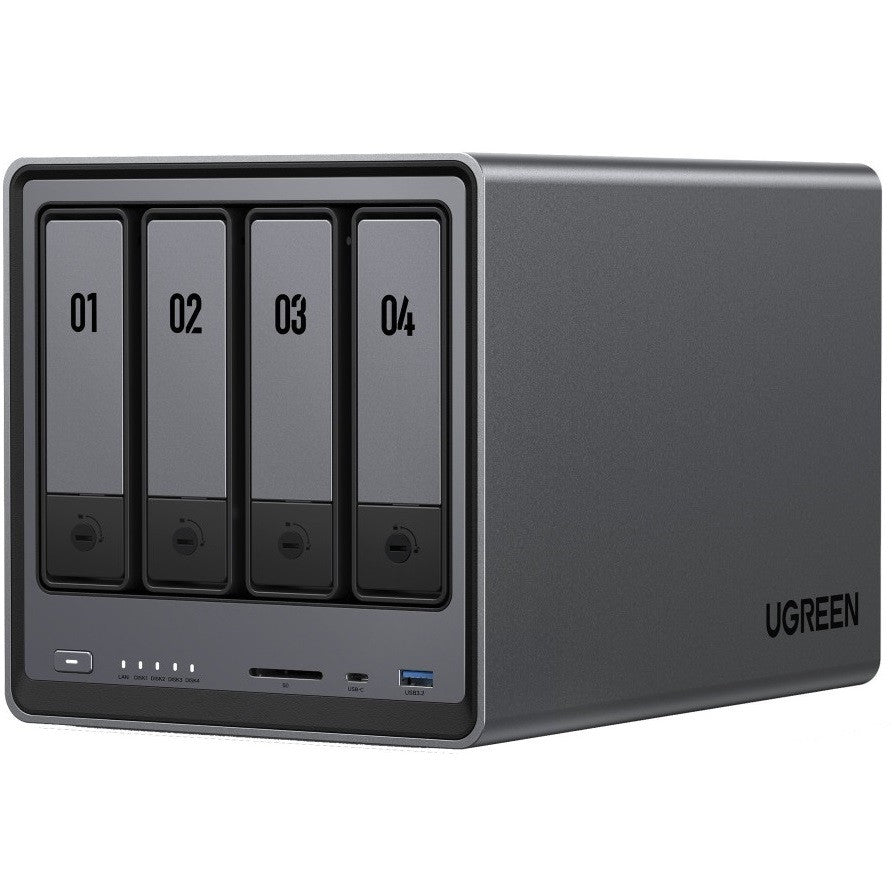 Ugreen DXP4800 NAS rendszer / hálózati tároló egység, fekete