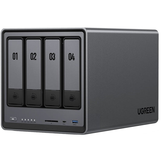 Ugreen DXP4800 NAS rendszer / hálózati tároló egység, fekete